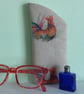 Chicken Cockerel Cotton Glasses Case 