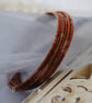 Sale-Copper wrap (memory wire) Bracelet - Image 4