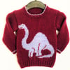 Dinosaur Jumper Knitting Pattern