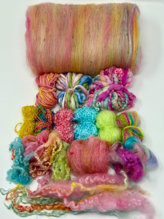 Scarf Kit: Summer Carnival Luxury Textured Wool Felt Scarf Kit