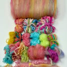 Scarf Kit: Summer Carnival Luxury Textured Wool Felt Scarf Kit