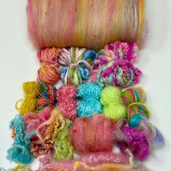 Scarf Kit: Summer Carnival Luxury Textured Wool Felt Scarf Kit