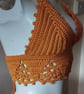 Handmade Crochet Festival Bralette: Boho Halter Crop Top - Image 5