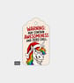 Unique Funny Christmas Gift Tags For Adults, 6pk - Awesomeness Unicorn - Image 1