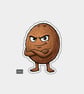 Funny Vinyl Die Cut Sticker For Adults - Cheeky Coconut