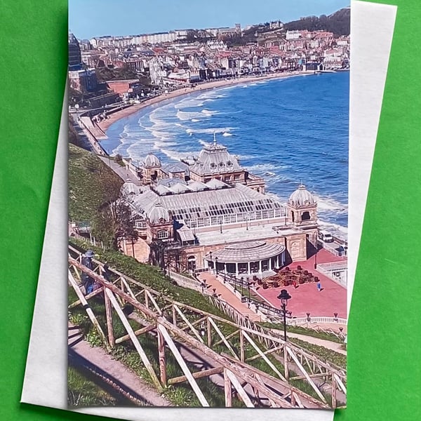 Scarborough South Bay - Photographic Print Greetings Card