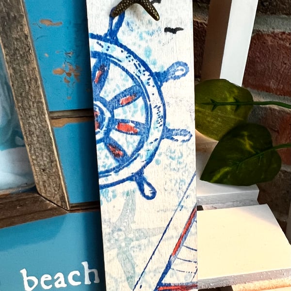 ‘Sailboat wheel’ Bookmark