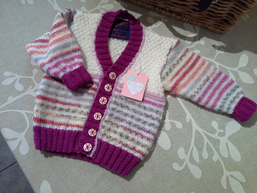 Girl's Baby Cardigan 12-18 months Size