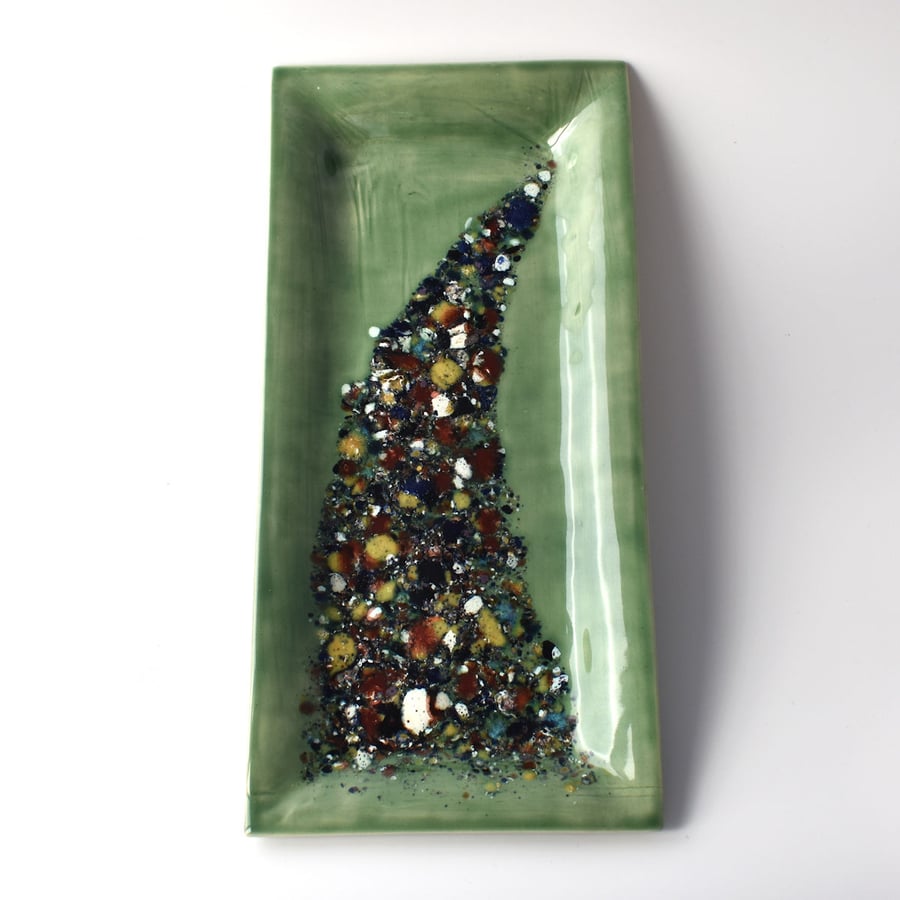 A18 Ceramic tray (Free UK postage)