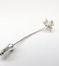 Silver Daffodil Brooch Pin - Handmade in Wales - Flower Gift for Her - Image 5