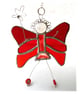 Fairy Angel Suncatcher Stained Glass Red 030 - Image 3