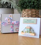Happy Retirement Card With Removable Wooden Cottage Gift