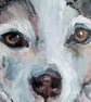 Original terrier dog art - acrylic canine pet Portrait on canvas - dog resting  - Image 4