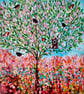 Cherry Blossom Tree, blank greetings card - Image 5