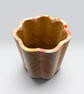 Sunrise Orange Yellow & Red Marbled Wine Cooler Handmade 750ml Bottle Cooler - Image 5
