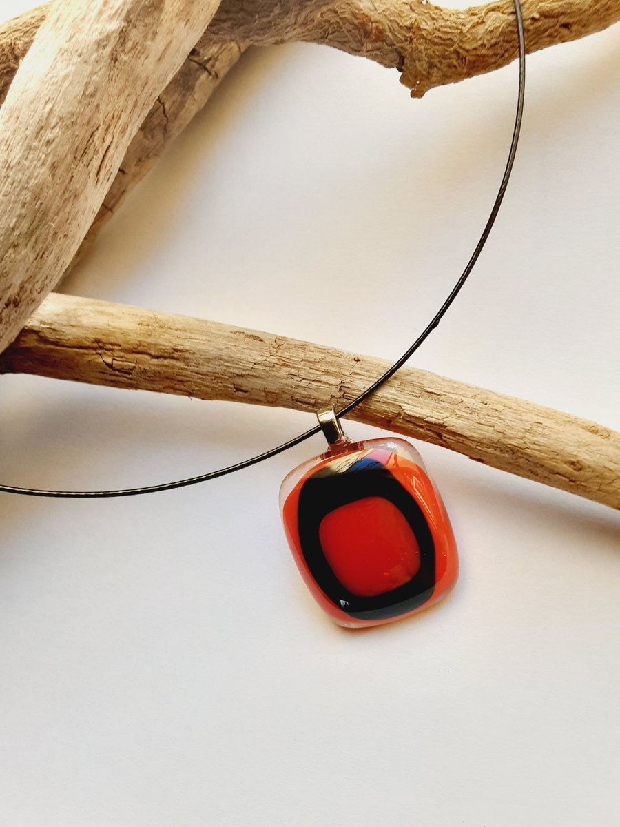 Fused Glass Pendant 