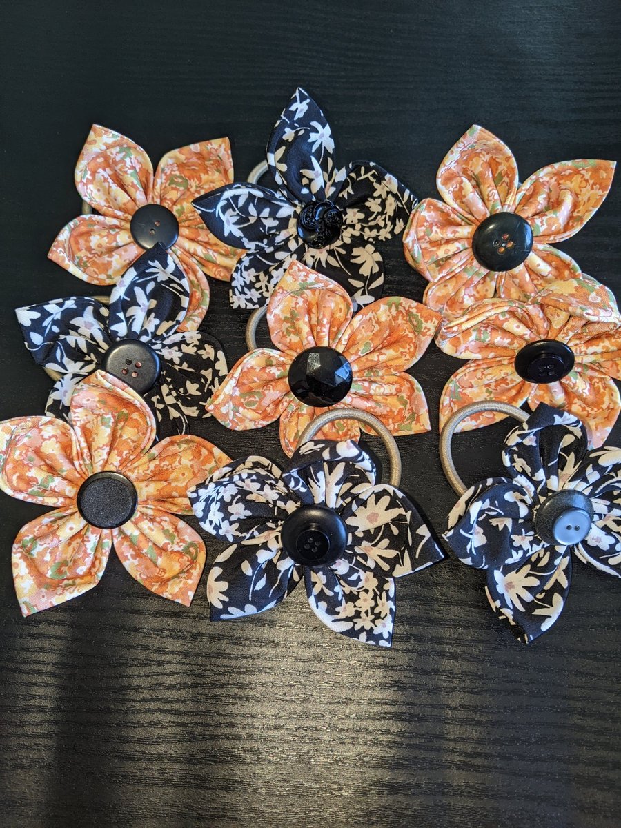 Flower Hair Bobbles