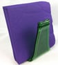 Handmade Fused Glass Recycled Beer Bottle Napkin Holder - Slumped Bottle - Image 4