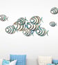 Wave Dancer Fish Wall Sculpture – Stainless Steel Art