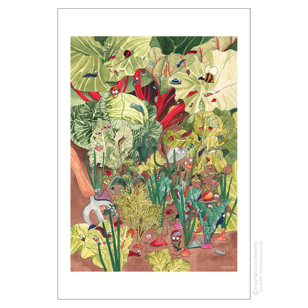 Garden Tea Towel