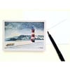 Christmas Card Plymouth Smeaton's Tower Snow Scene From Original Painting A6