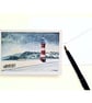 Christmas Card Blank Inside Plymouth Smeaton's Tower From Original Painting A6