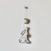 'Moon Gazing Hare' - Hanging Decoration
