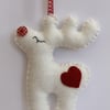 Christmas Rudolph - Felt Decoration