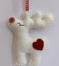 Christmas Rudolph - Felt Decoration