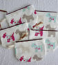 Scottie Dog Print Zipped Purse. Fully Lined with Gusset and Zip Pull. - Image 7
