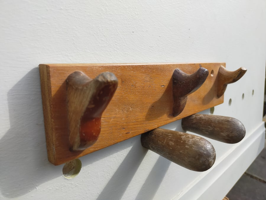 Vintage Saw Handle Towel Hooks