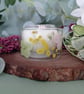 Pressed Flower Botanical Candle Scented Soy Wax Vegan Friendly Gift