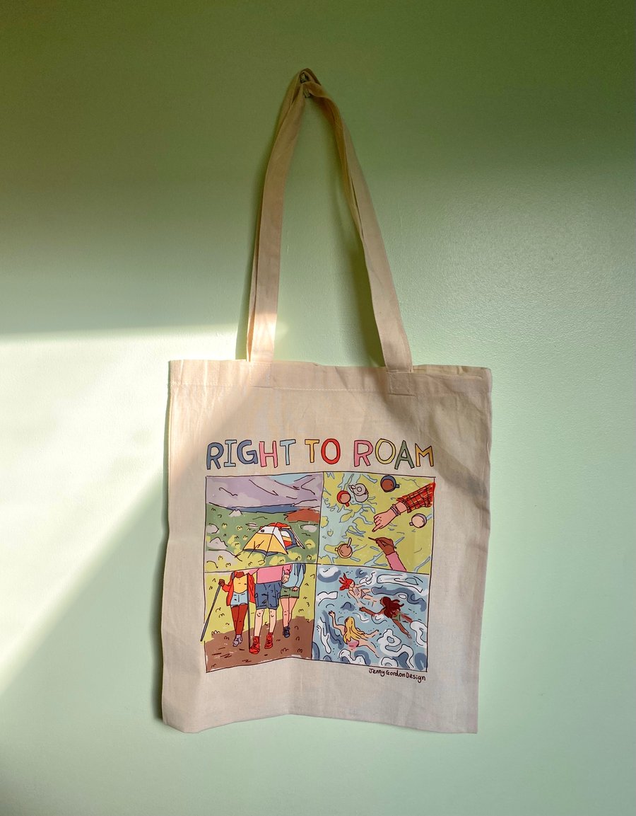 ‘Right to roam’ tote bag 