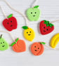 Happy Fruit decoration OR Magnet OR brooch, choose your style - Image 2