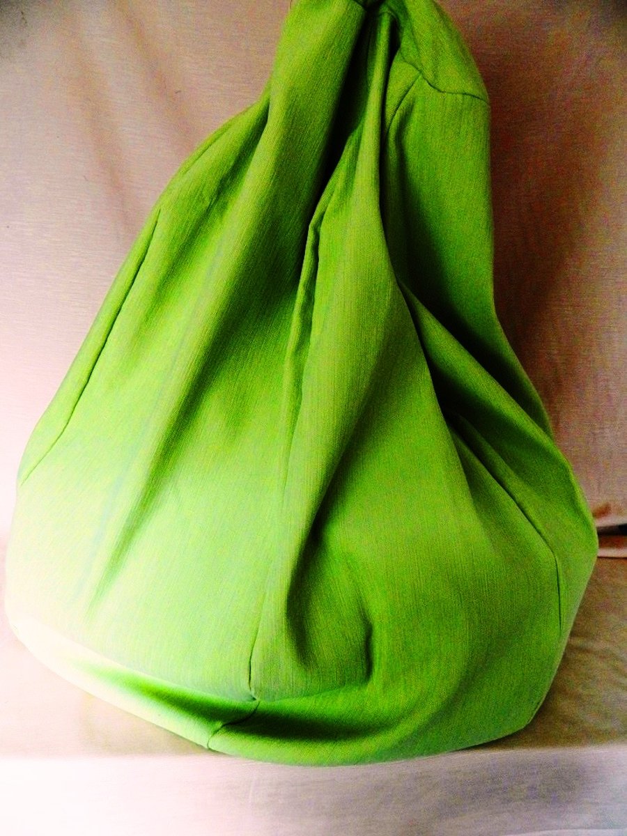 Brand New Removable Bean Bag Cover - Lime Green