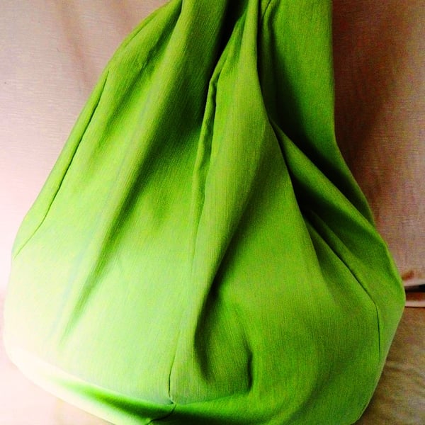 Brand New Removable Bean Bag Cover - Lime Green