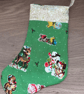 Summer seconds -green - small Christmas stocking - super cute - Image 1