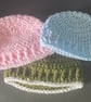 Handmade Crochet Baby Hats