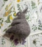 Felted Rabbit - Needle Felted Rabbit - Needle Felted Bunny  - Image 10