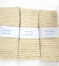 3x 100% cotton dish cloth hand knitted washable