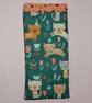 Glasses case - Cats and flowers - Image 1