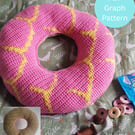 Party Ring Crochet Cushion PDF Graph Pattern only 