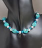 Gorgeous Blue Skull Choker Necklace. - Image 3