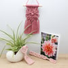 Mini Macrame wall hanging letterbox gift set