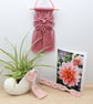 Mini Macrame wall hanging letterbox gift set - Image 1