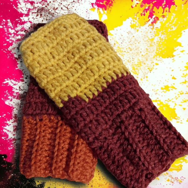 Crochet Fingerless Gloves