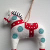 Christmas Dala HorseTree Decoration