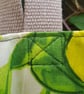 Tote bag; lemons with canvas base - Image 4