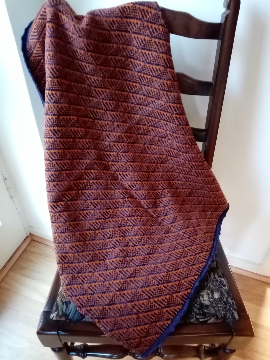 Fairisle Lambswool Mini Blanket