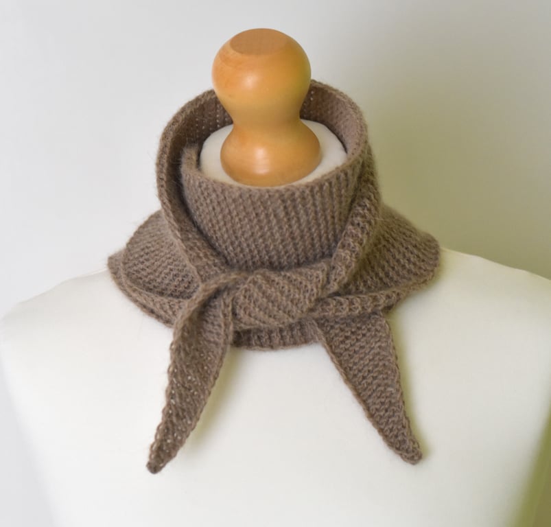 Handmade 100% Alpaca Scarf - Soft Warm Neck Wrap - Gift for Her